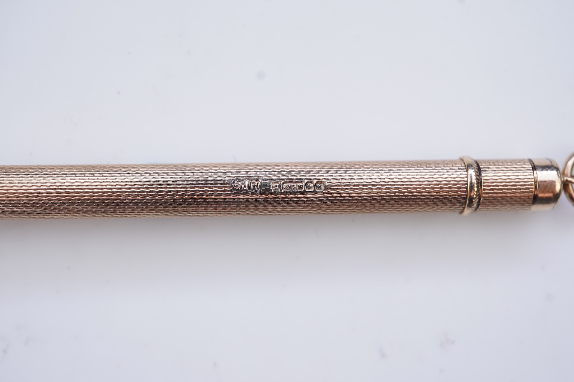 SJ Rood, a 9ct gold-cased propelling pencil, circa 1960